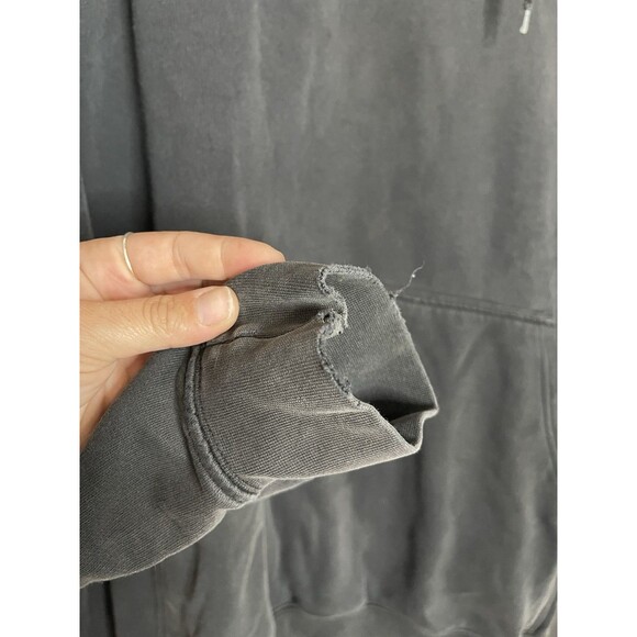 Nike Men's XL Faded Black Hoodie Pullover Embroidered Logo - Picture 6 of 9